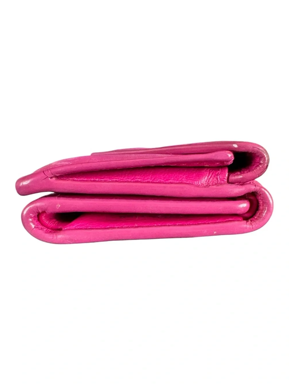 BALENCIAGA Papier Wallet Mini Rose Magenta